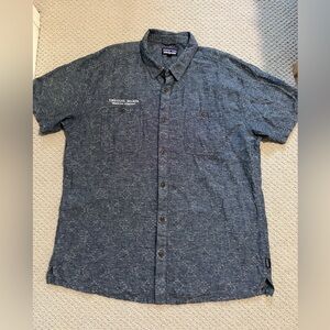 Patagonia Men's Back Step Shirt Size 2XL Hemp Cotton
